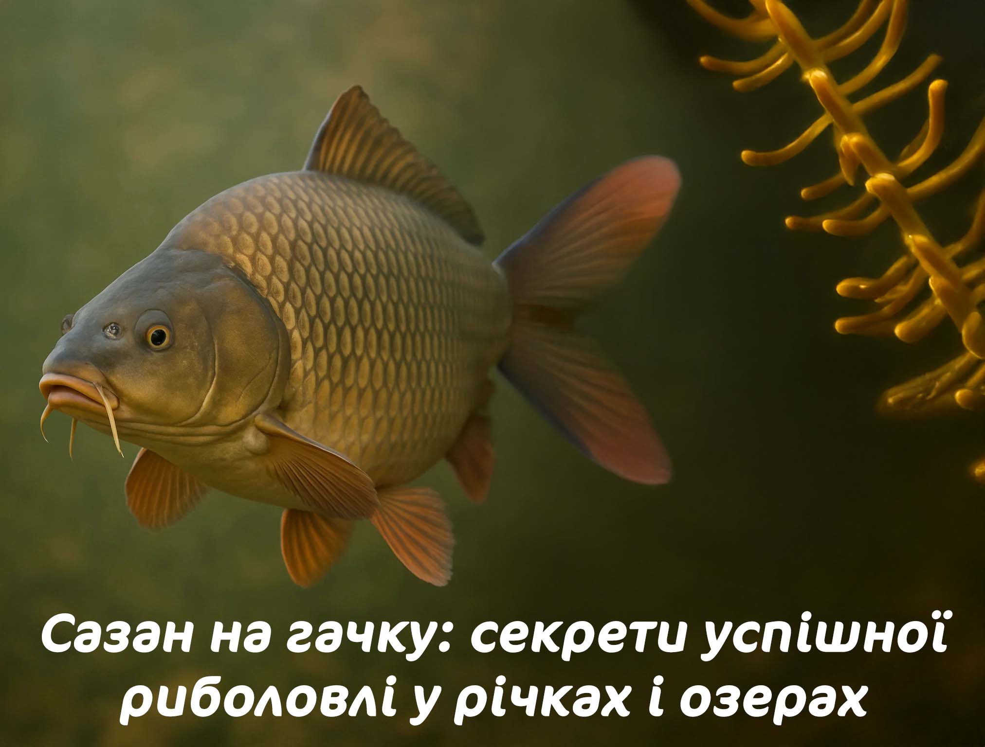 Сазан на гачку секрети успішної риболовлі у річках і озерах